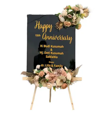 Papan Bunga Akrilik sukaresik