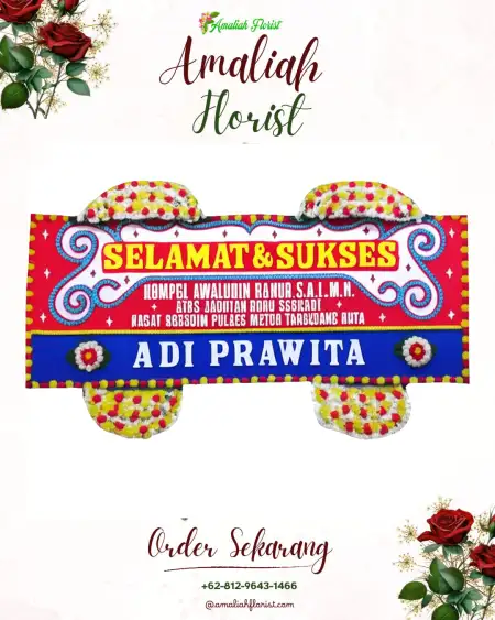Papan Bunga Ucapan Selamat sukaresik